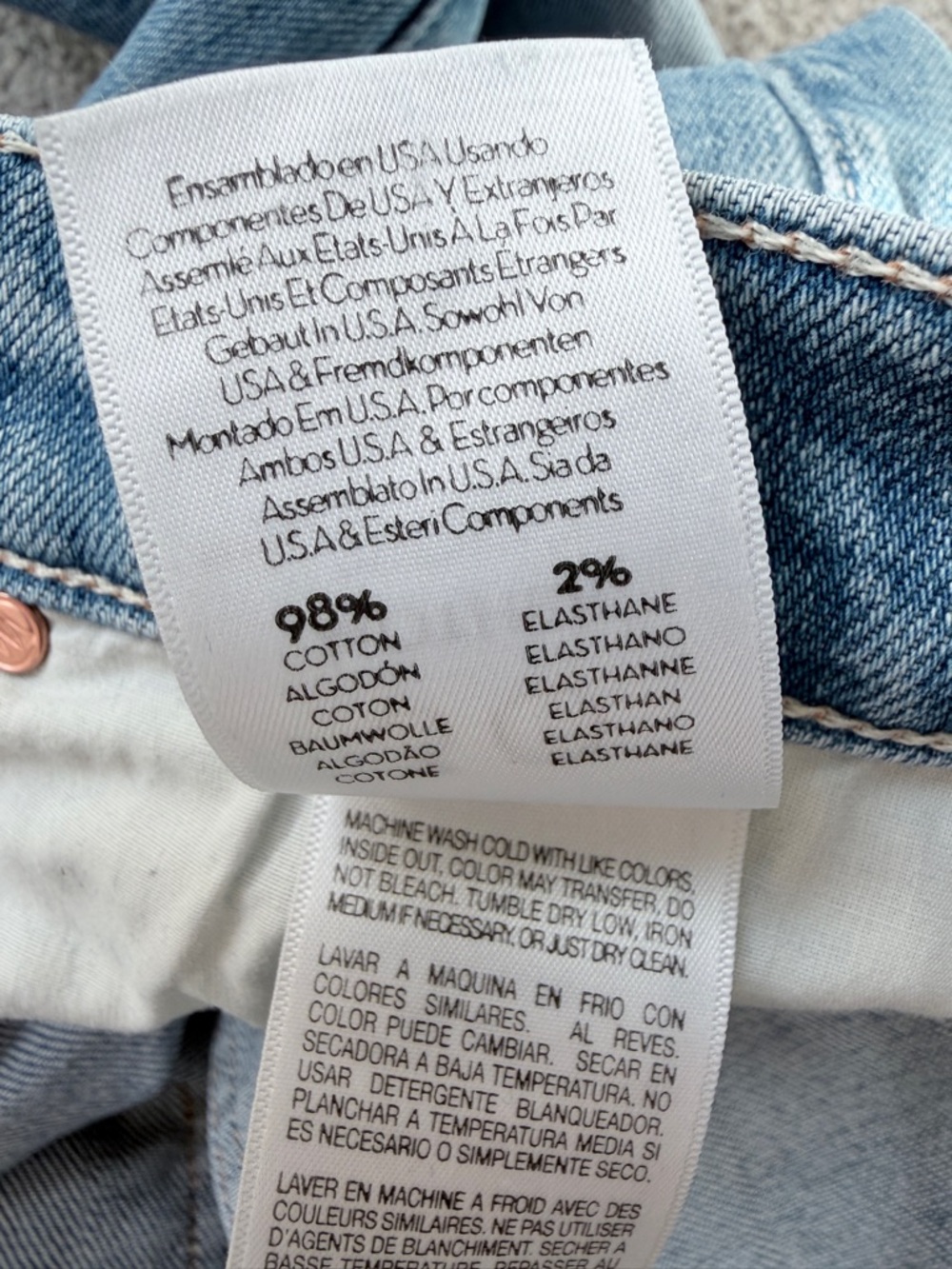 Mother The Superior Step Ankle Fray Distressed Jeans |High Rise Raw Hem Crop |30 - Picture 15 of 17